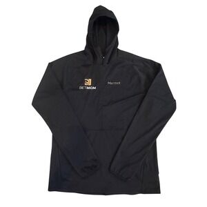 Marmot x BETMGM Zenyatta 1/2 Zip Hoodie/Jacket Softshell Men's Black Medium NWT!